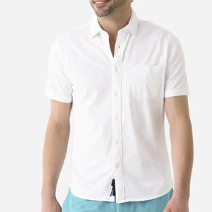 New Faherty Men's Short Sleeve Knit Seasons Shirt - Large